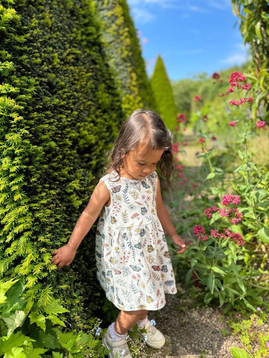 Evie Dress – Floral Butterfly