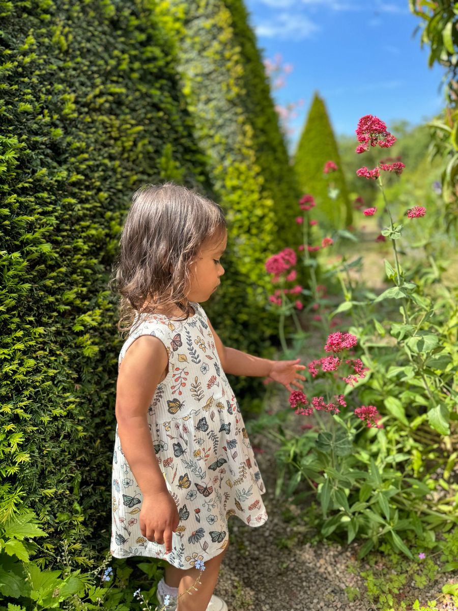 Evie Dress – Floral Butterfly