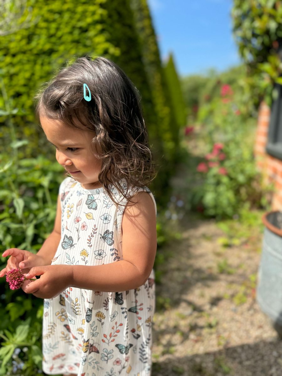 Evie Dress – Floral Butterfly