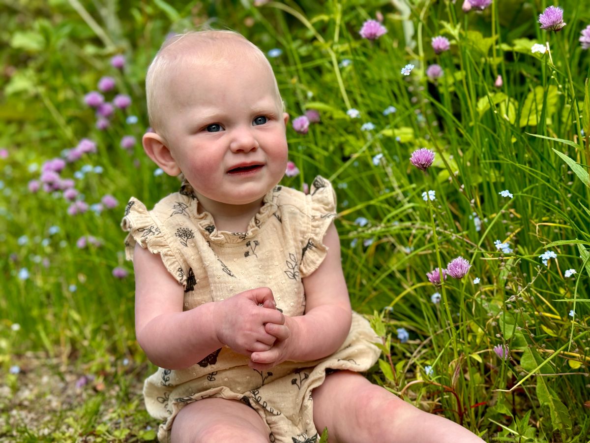 Odette Cream Floral Butterfly Bubble