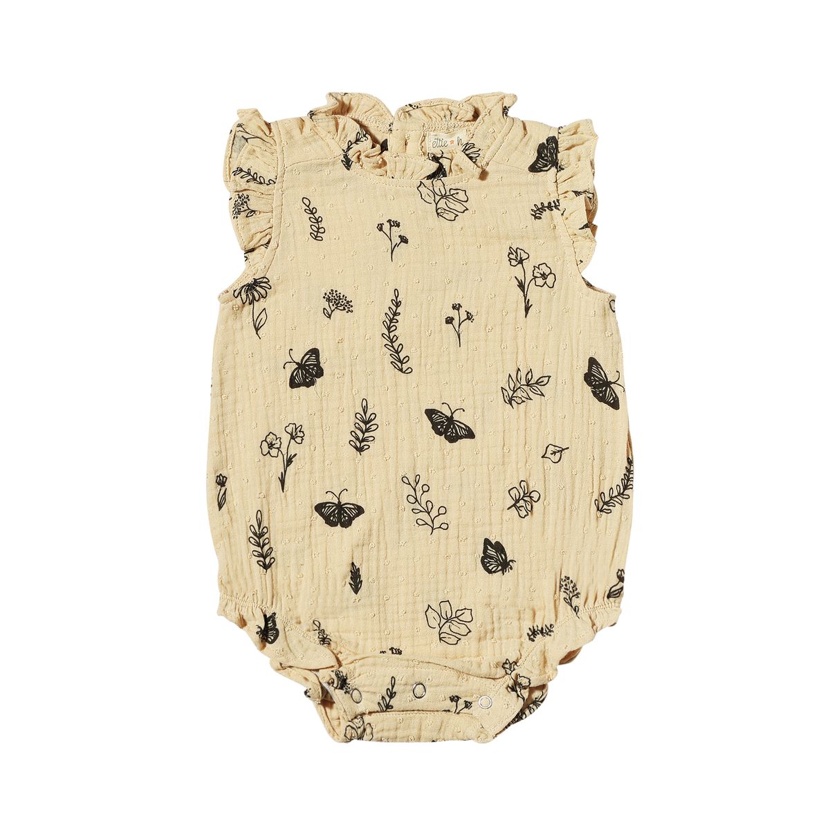 Odette Cream Floral Butterfly Bubble