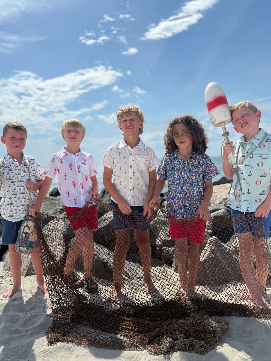MAUI Printed Shirt-Multi Buoys