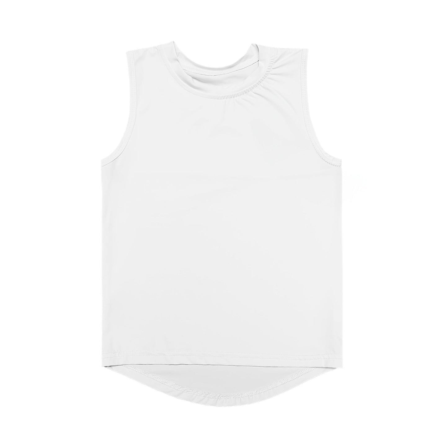 White High Low Kid Tank