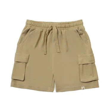 BRIAN Cargo Shorts-Beige Pique