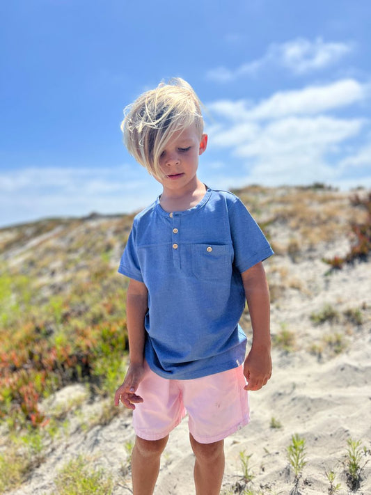 BOARDWALK Henley Tee-Royal Pique