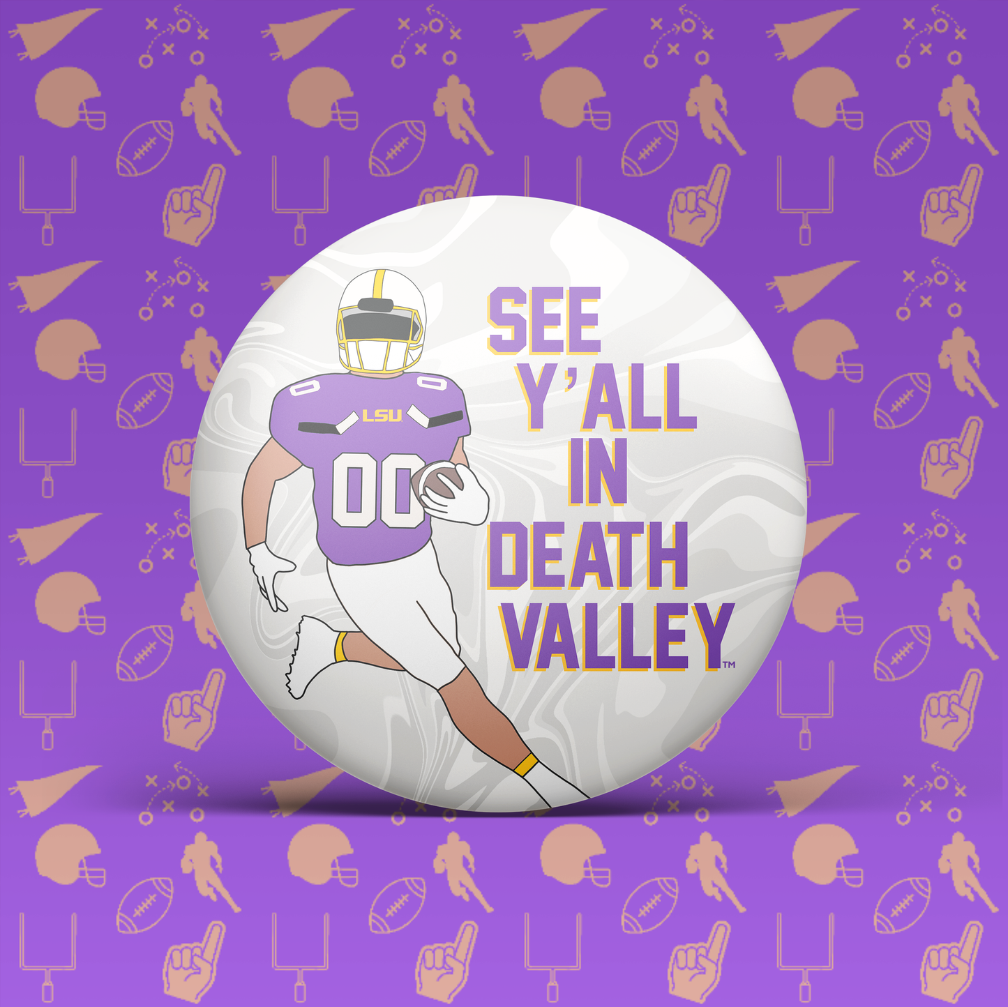 See Y'all In Death Valley Button