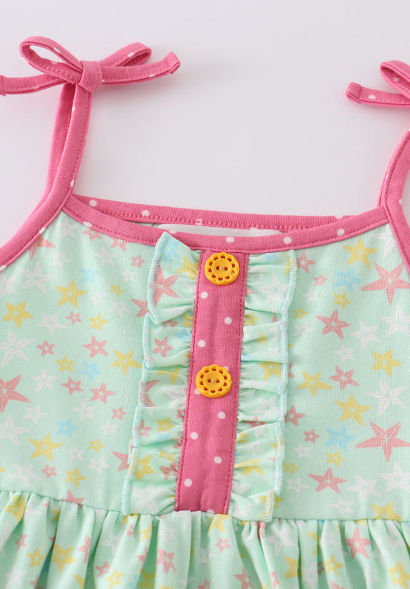 Platinum Star Print Dress– Sparkle & Shine for Every Occasion