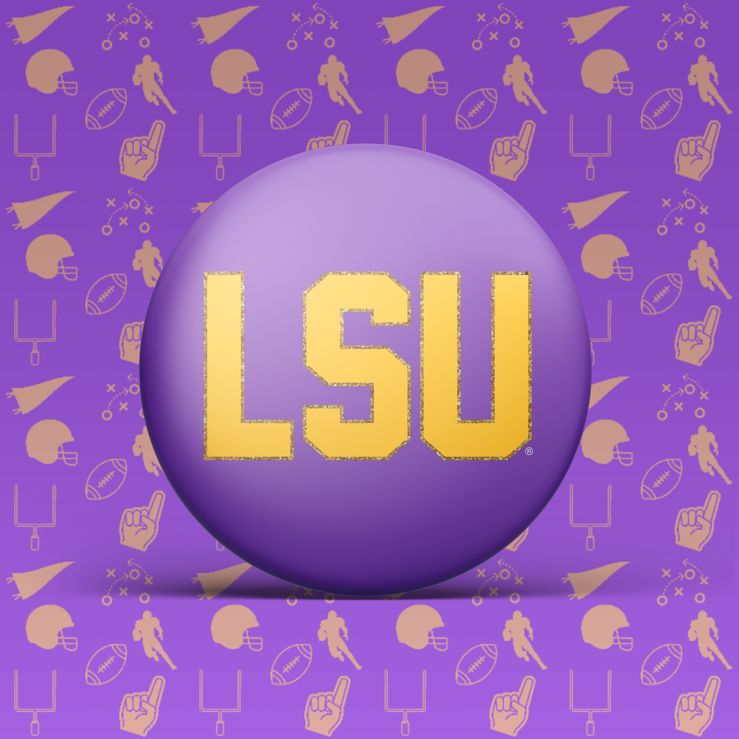 LSU Patch Button