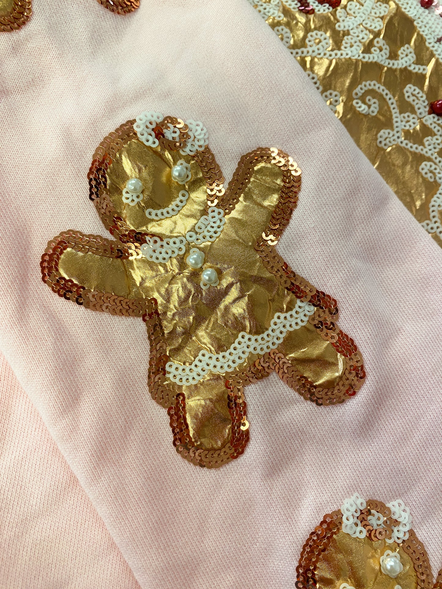 Gingerbread House Sequin Sweatshirt – Girls Holiday Pullover