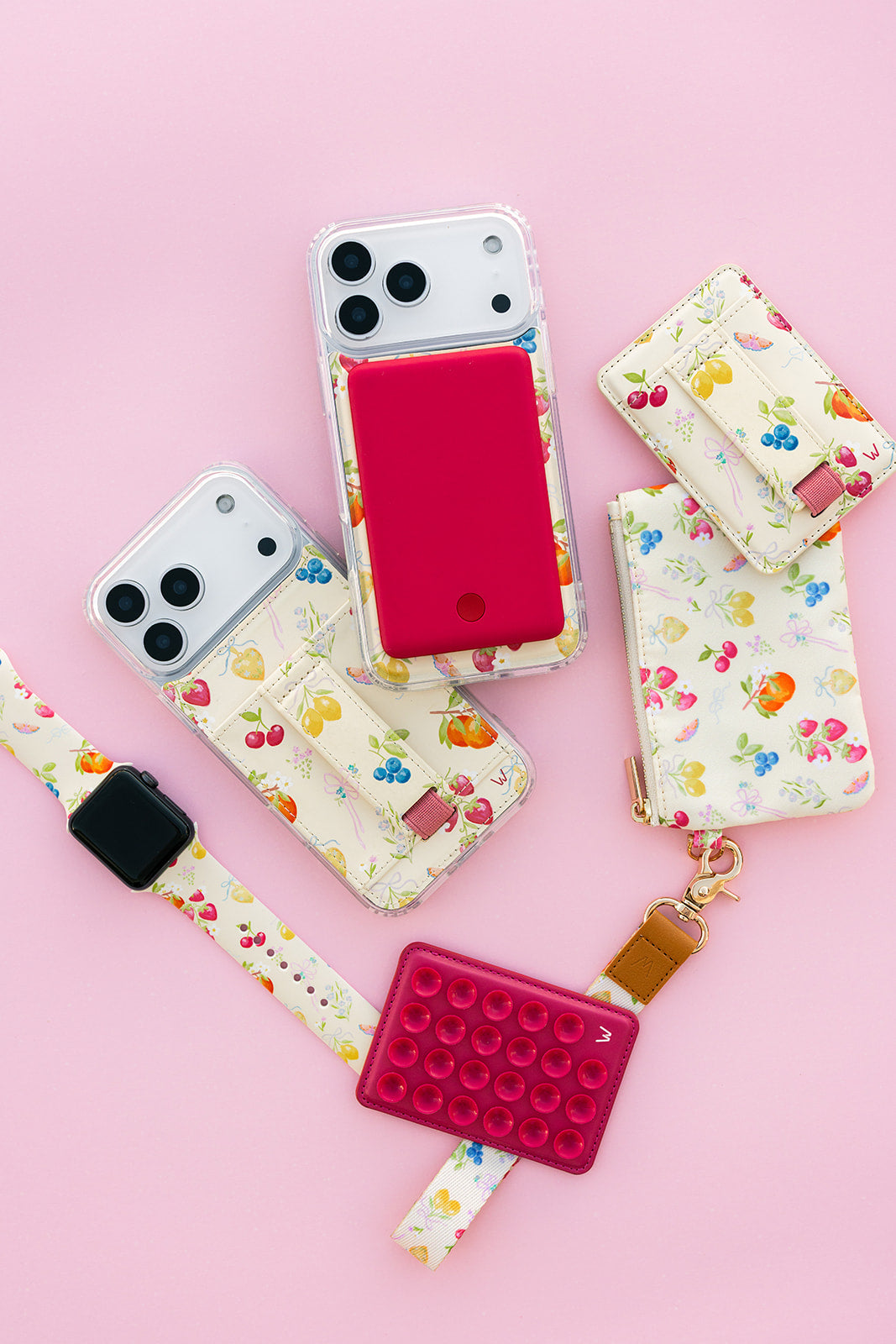 Berry Blossom Magnetic Wallet