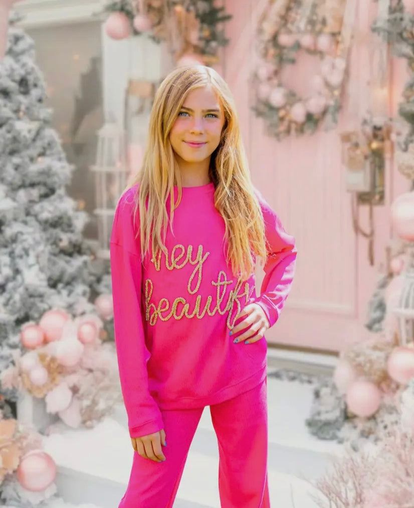 Hey Beautiful Tween Shirt