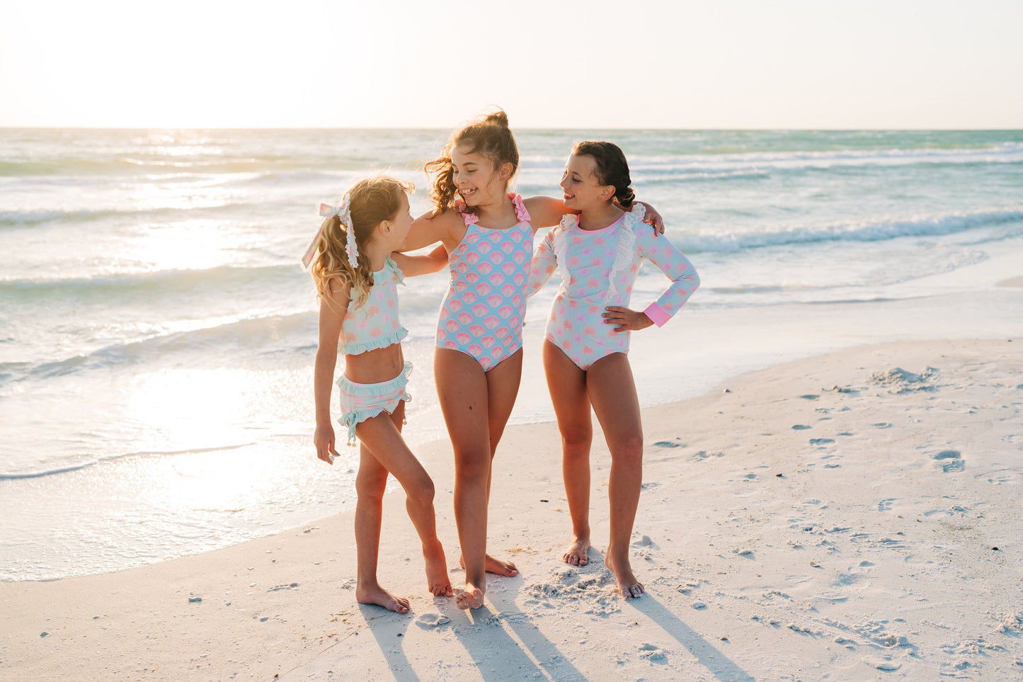 Palm Paradise One Piece Rashguard Suit