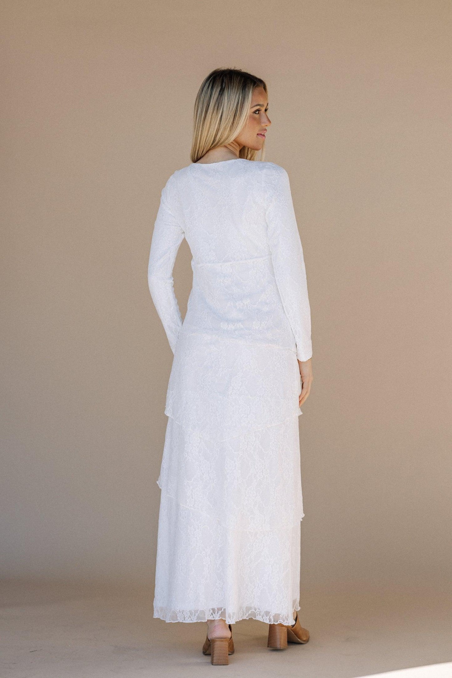 Brielle LDS Temple Dress
