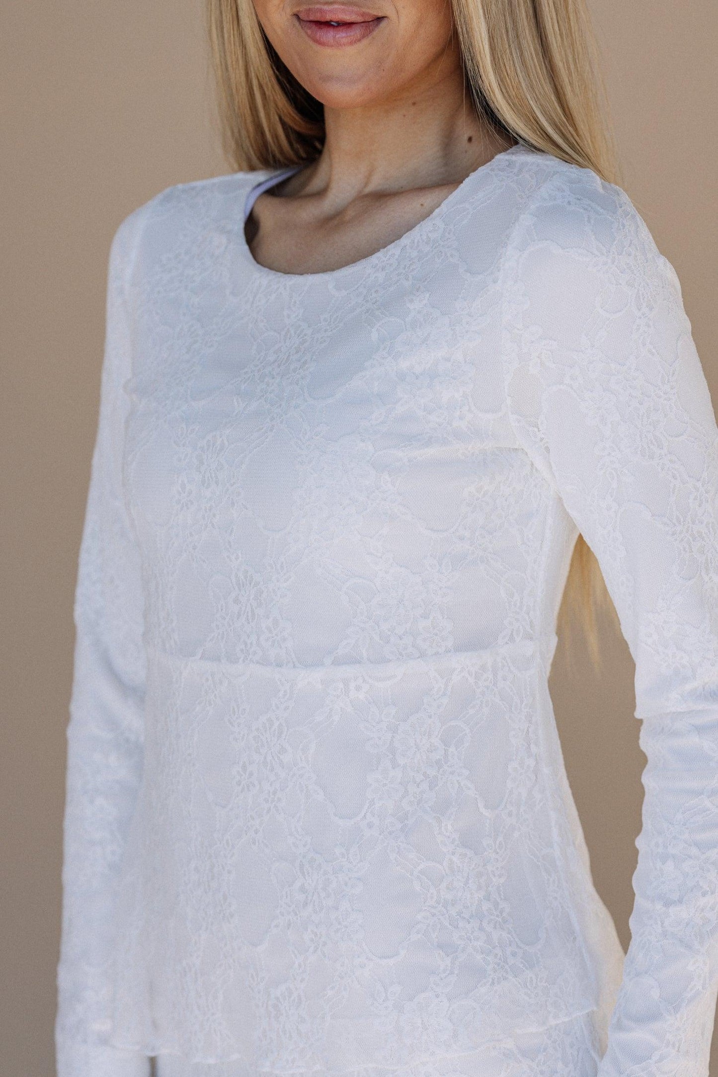 Brielle LDS Temple Dress