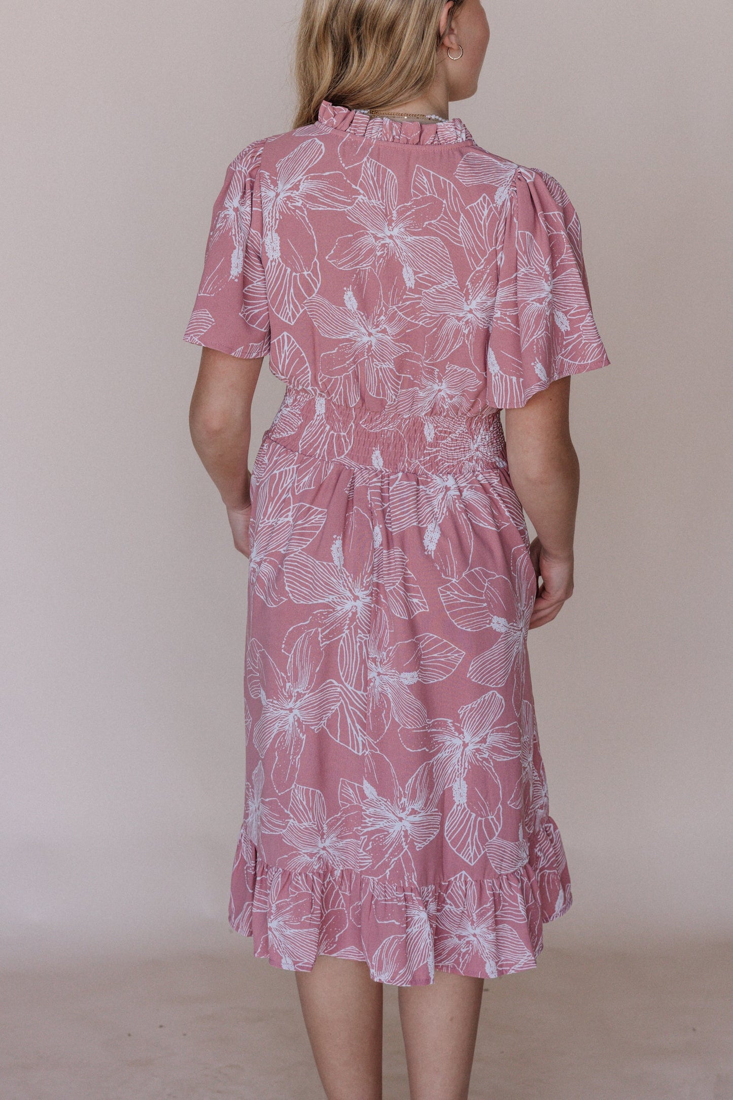 Gabby Dress in Light Pink Kids