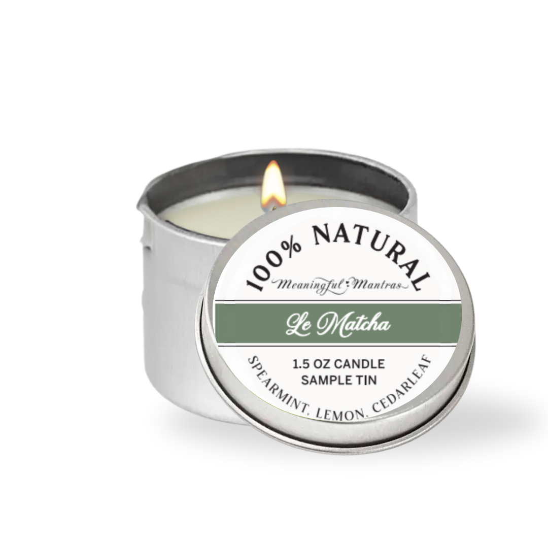 1.5oz Le Matcha Tin Candle