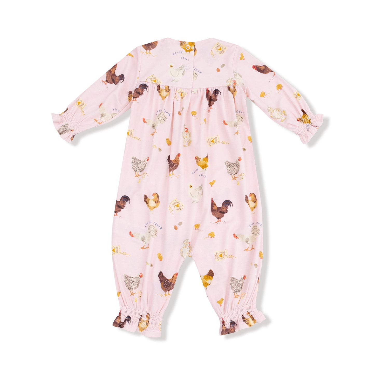 Collector Chickens - Pink - Ruffle Sleeve Romper