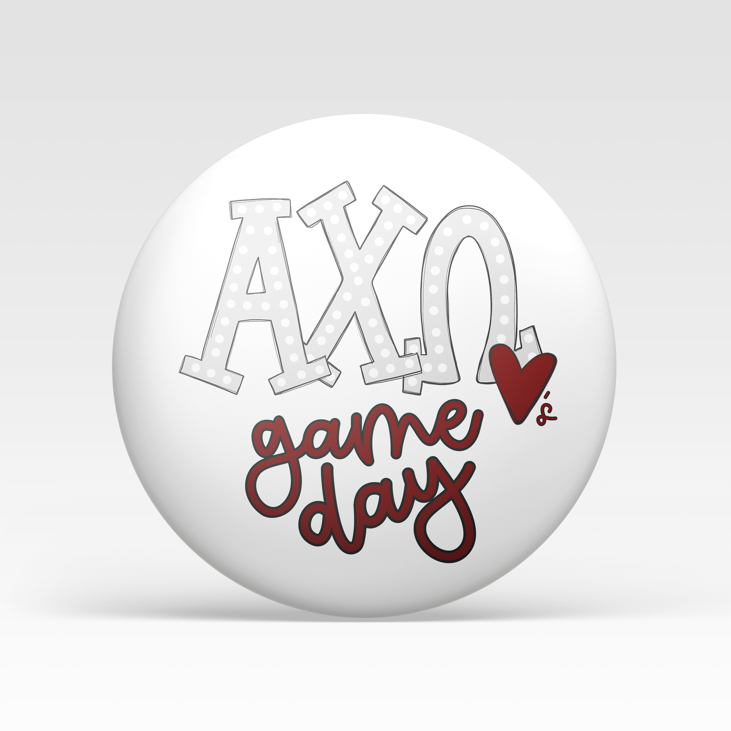 Alpha Chi Omega Loves Game Day - Maroon