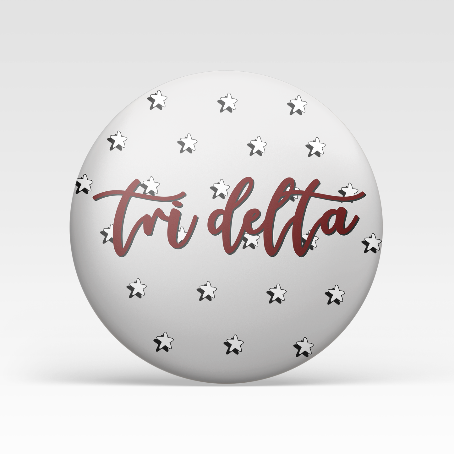 Tri Delta Stars - Maroon