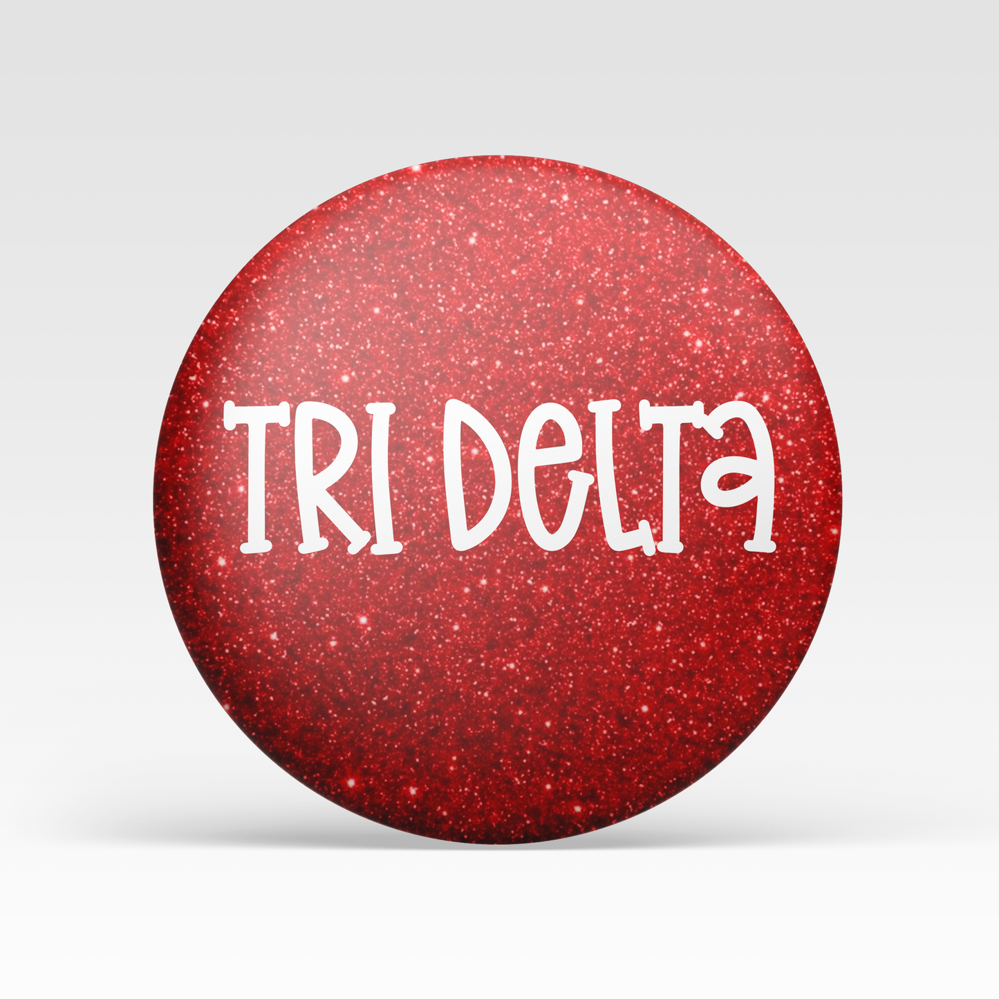 Tri Delta Red Glitter