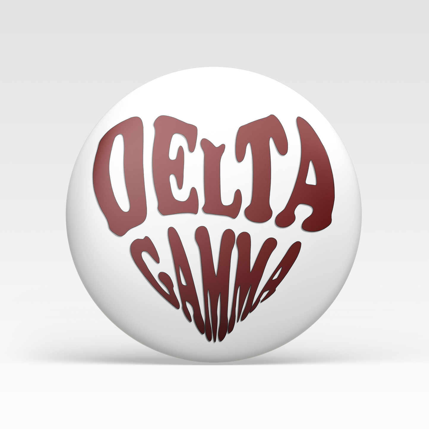 Delta Gamma Heart - Maroon