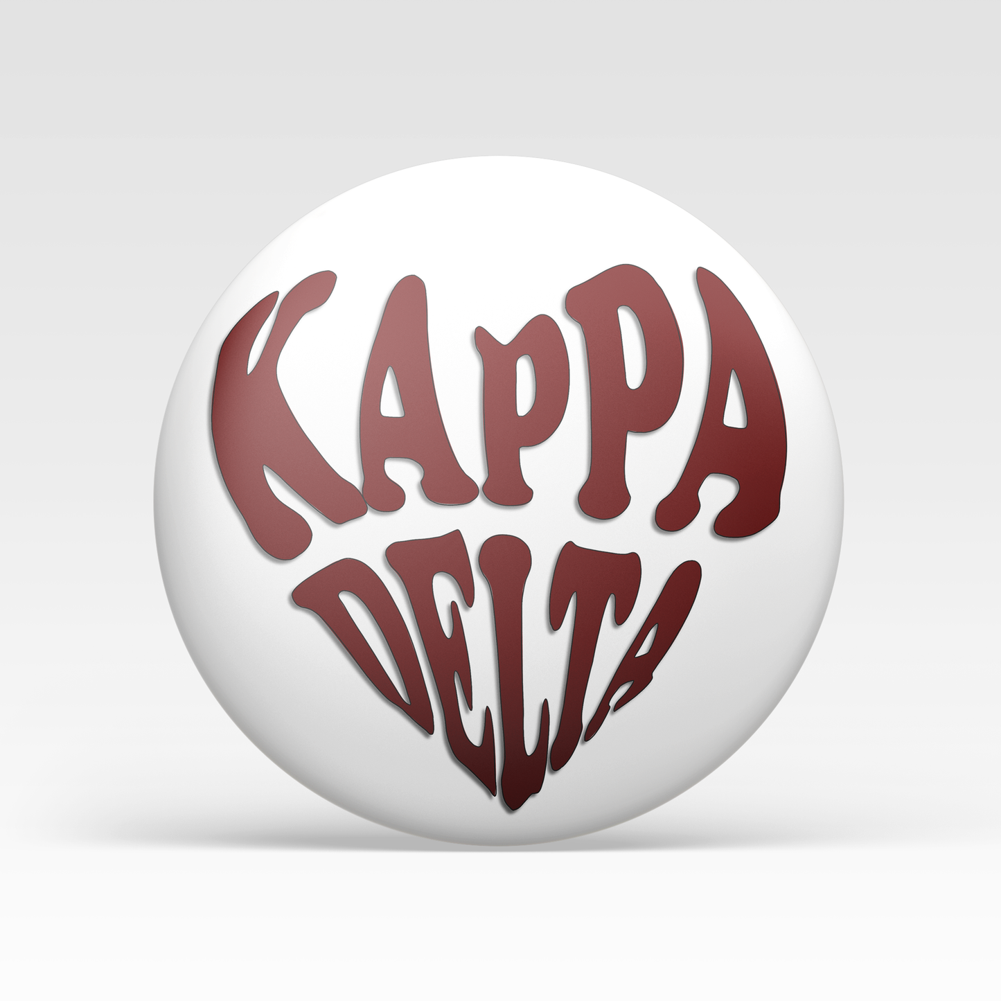 Kappa Delta Heart - Maroon