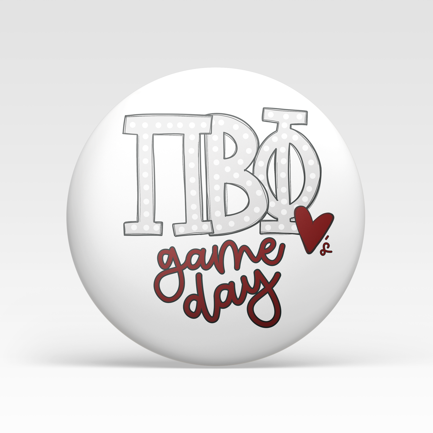 Pi Beta Phi Loves Game Day - Maroon