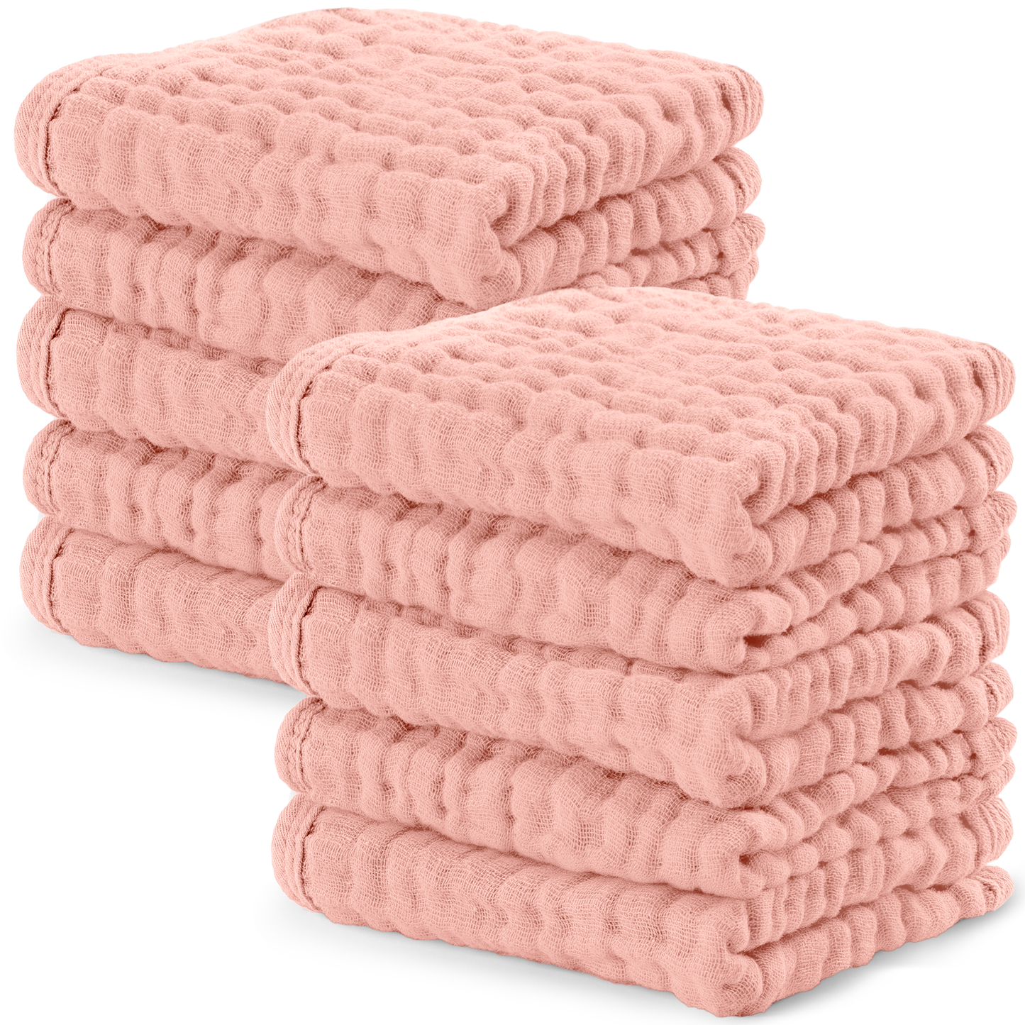 Muslin Washcloths in Lace