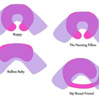 Luna Lullaby Nursing Pillow - Pink Flesh color Professional