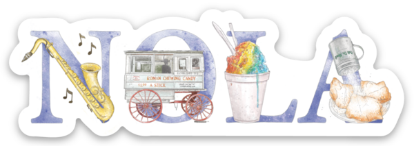 NOLA Die Cut Sticker