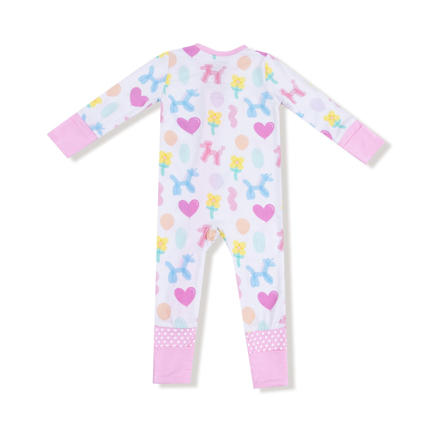 Balloon Animals - Pink - Convertible Romper