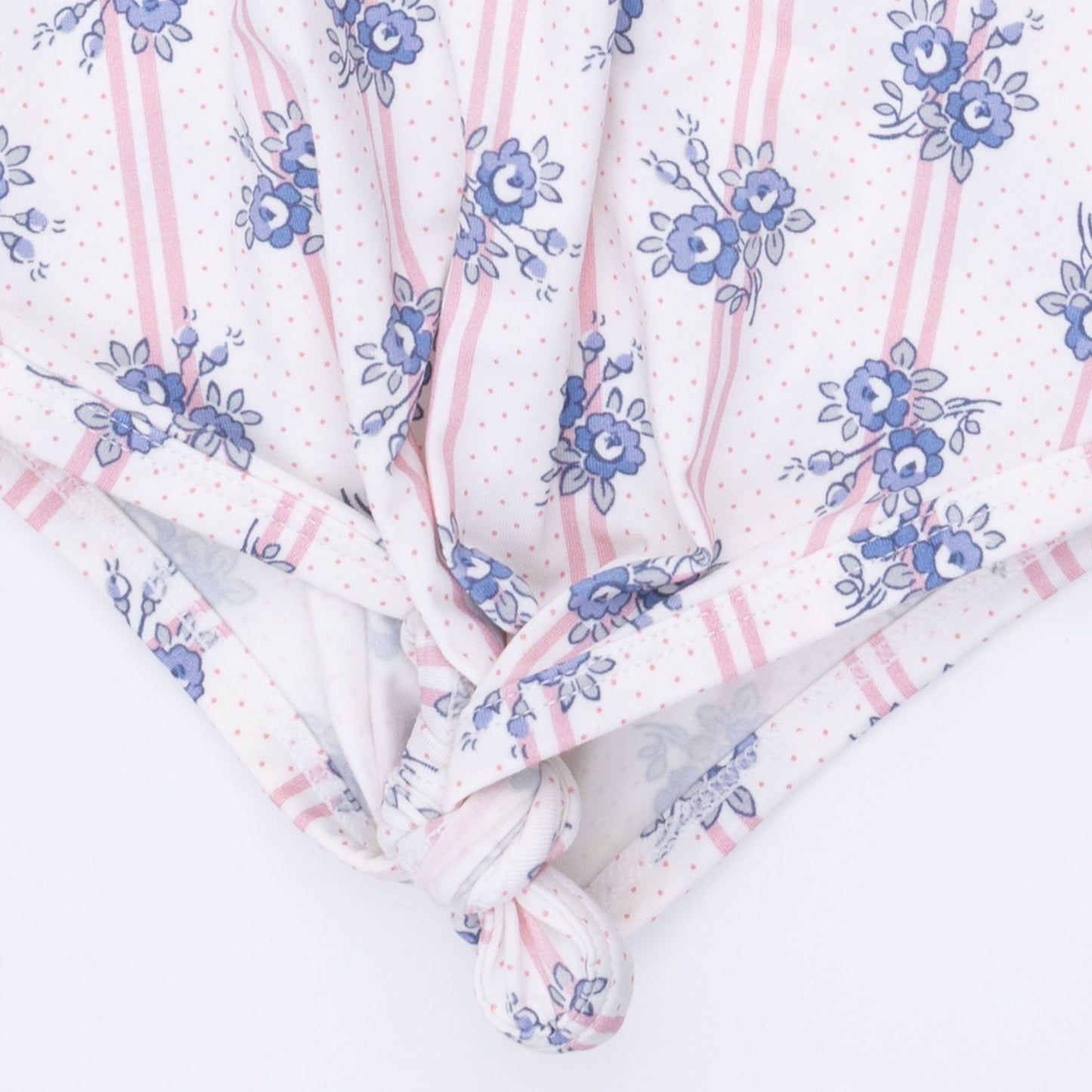 Stripe Dot Roses - Knotted Gown and Headband