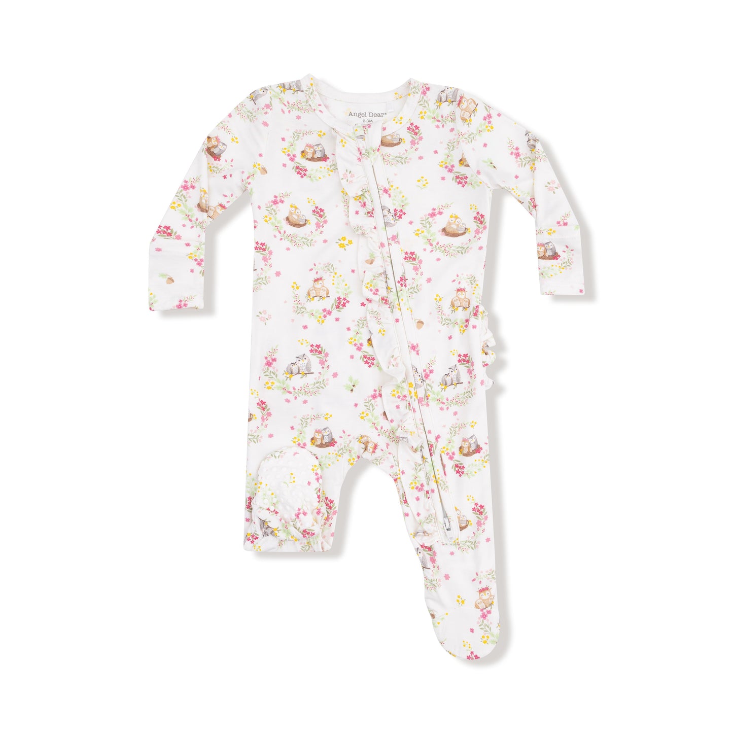 2 Way Ruffle Zipper Footie