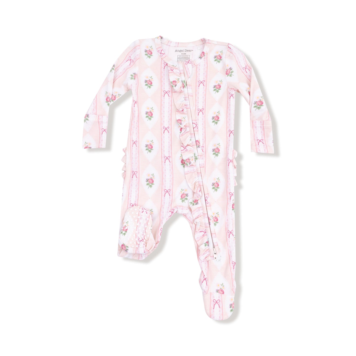 2 Way Ruffle Zipper Footie