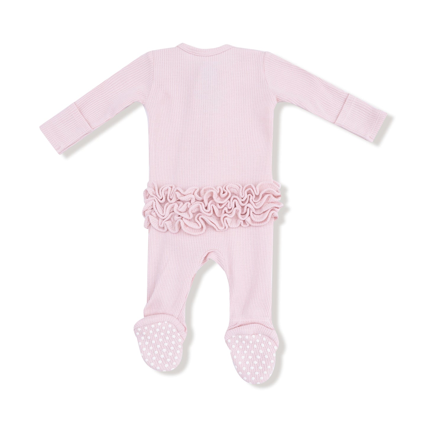 2 Way Ruffle Zipper Footie