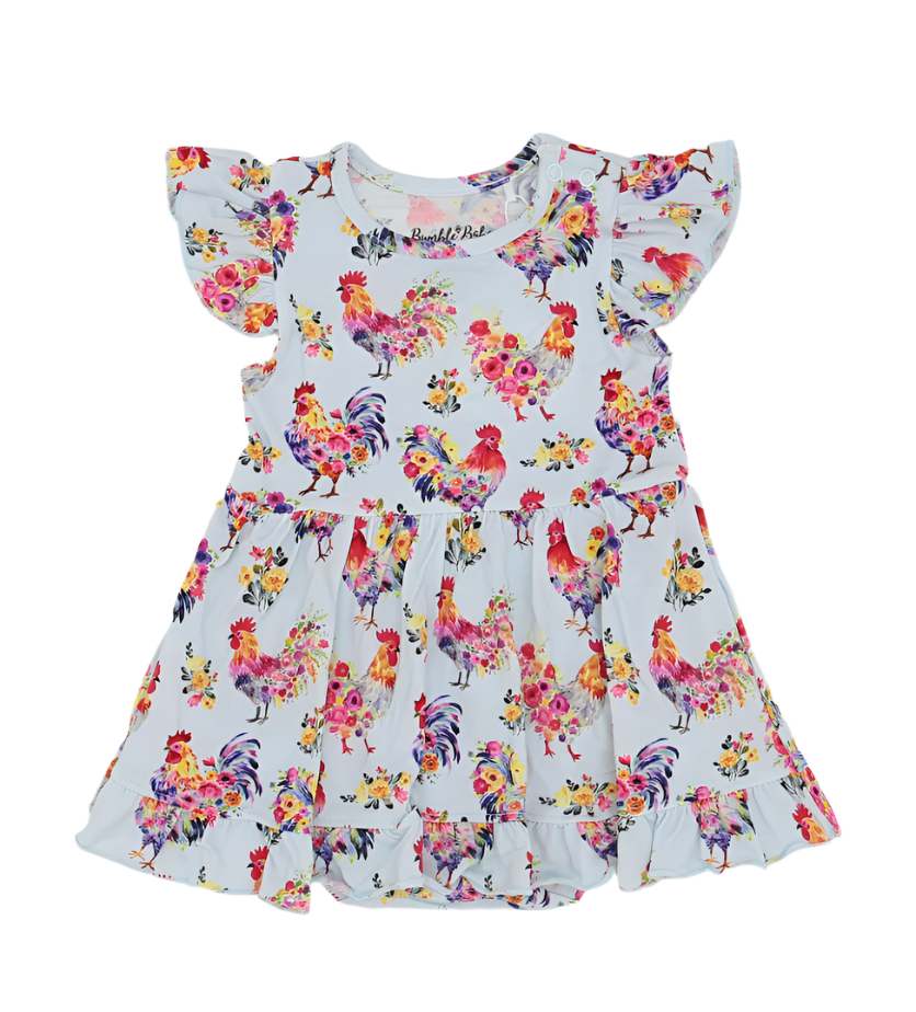 Cluckin' Cute Bodysuit Twirl