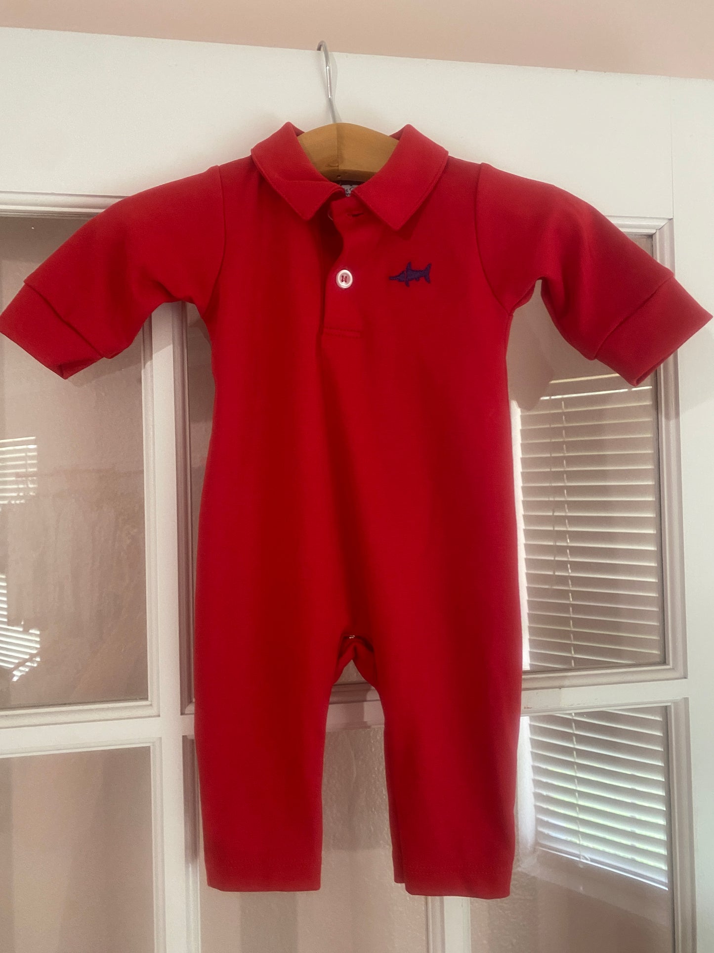 Saltwater Boys Company Signature Polo Long Sleeve Romper