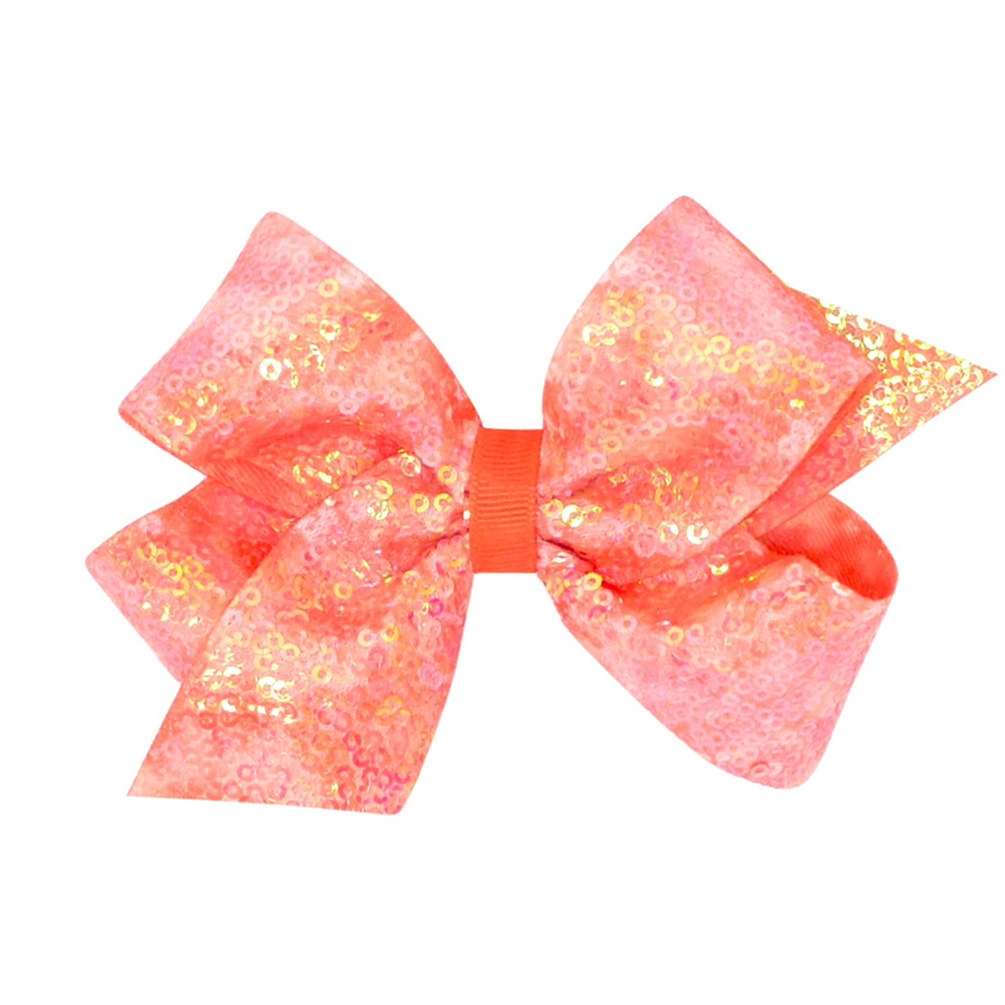Tie Dye Ombre Sequined Bows (Multiple Colors Available)
