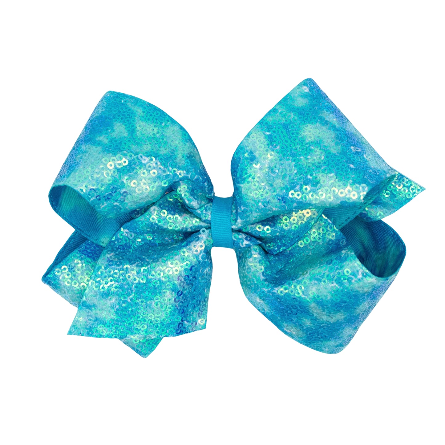 Tie Dye Ombre Sequined Bows (Multiple Colors Available)