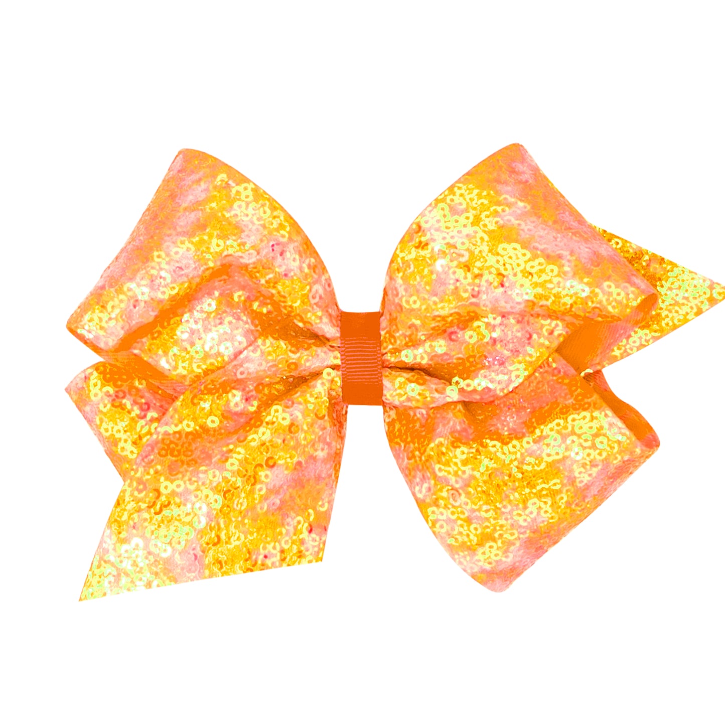 Tie Dye Ombre Sequined Bows (Multiple Colors Available)