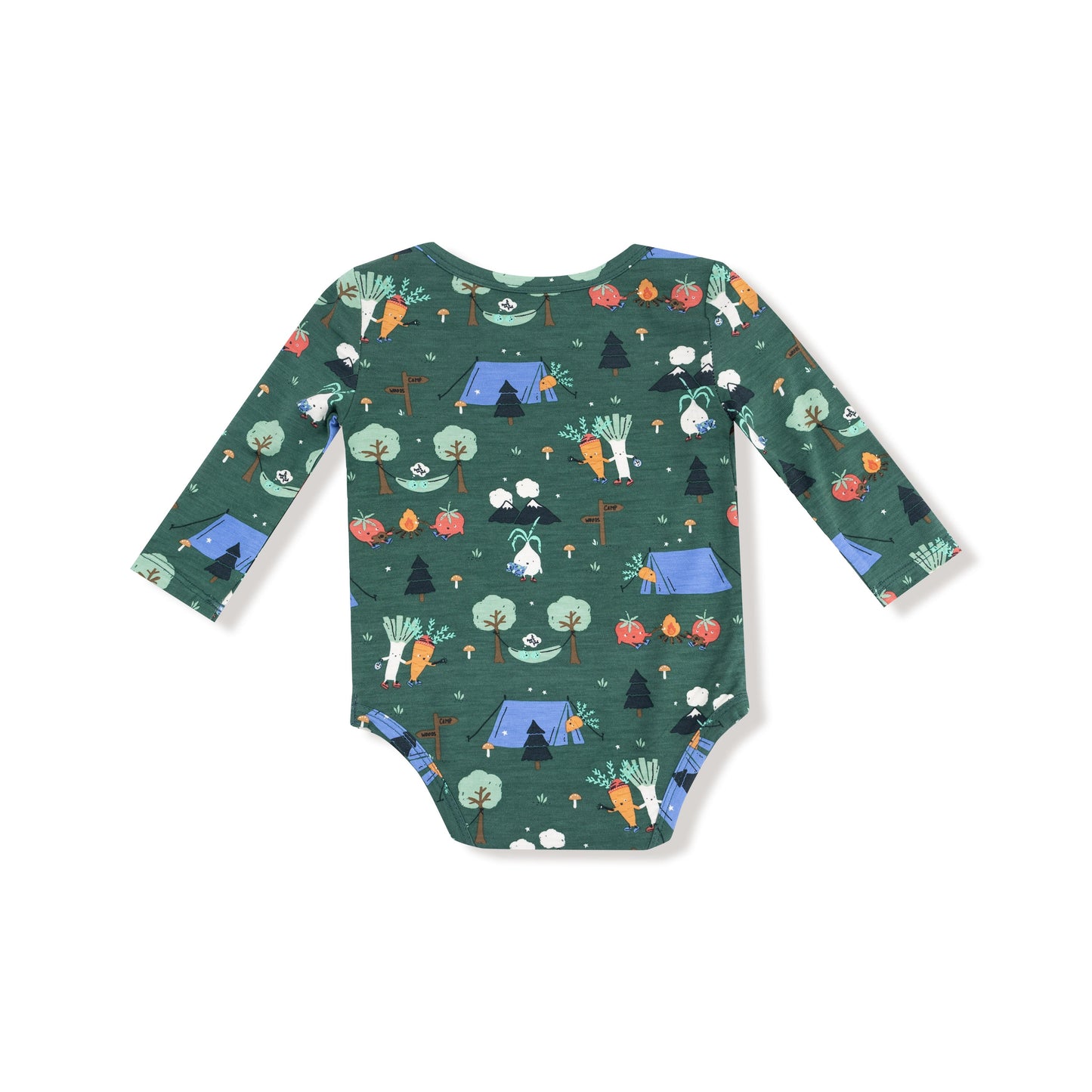 Camping Veggies - Lap Shoulder Bodysuit