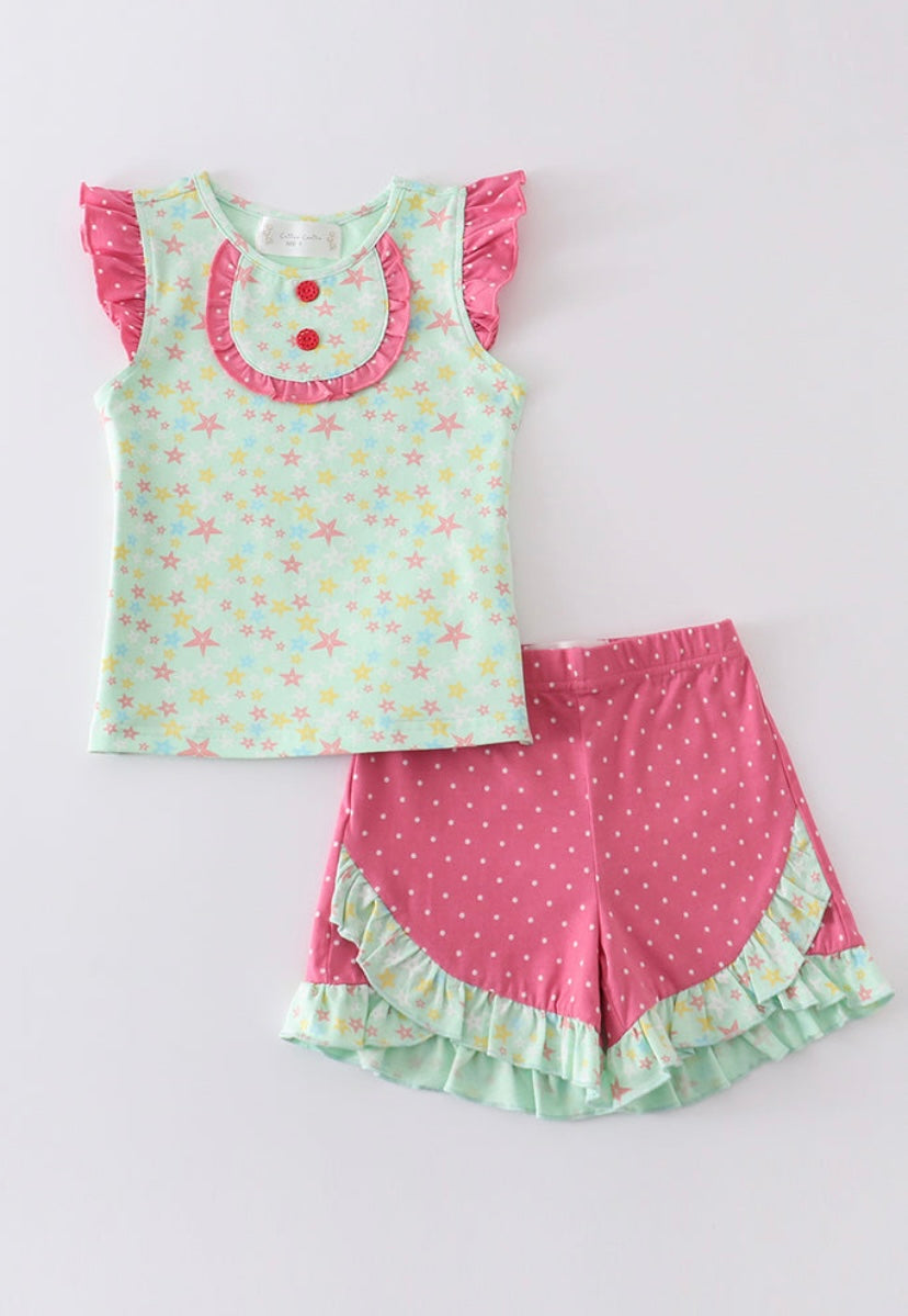 Platinum Star Shorts Set