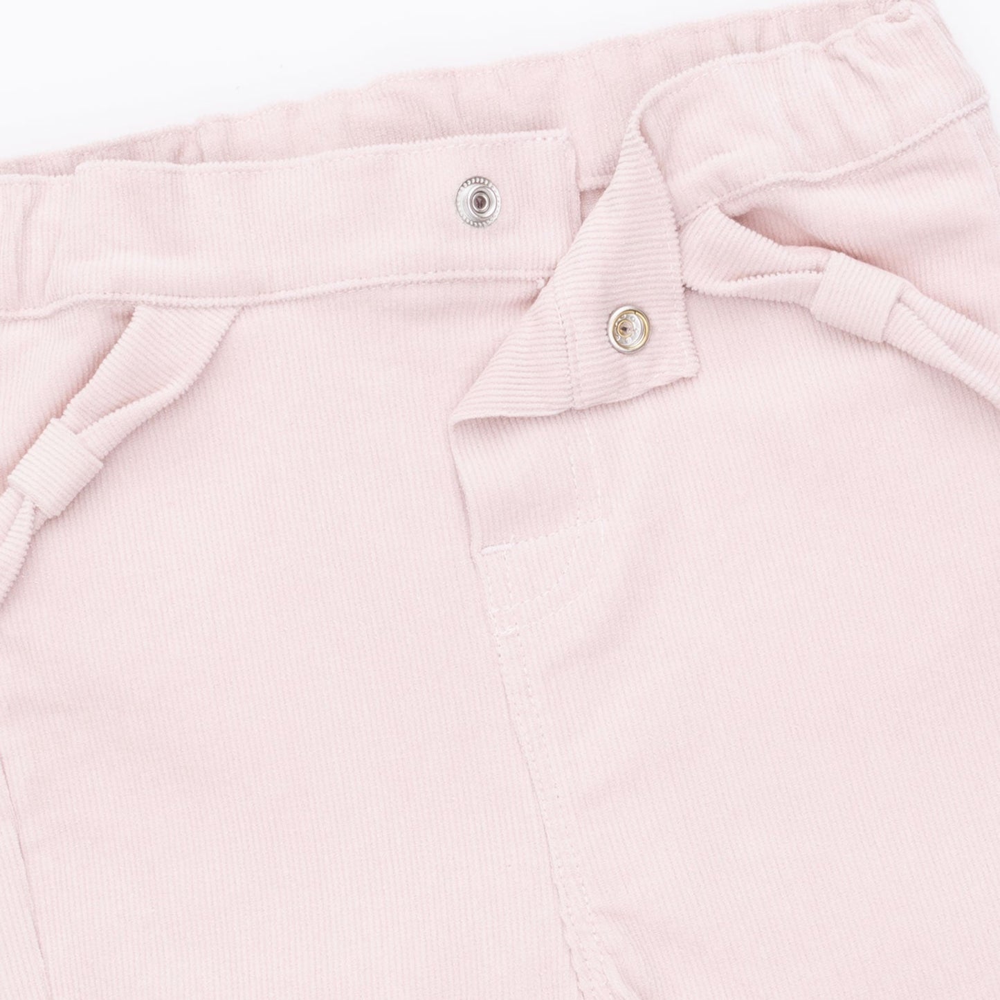 Veiled Pink Corduroy - Adjustable Pants and Bow Pocket