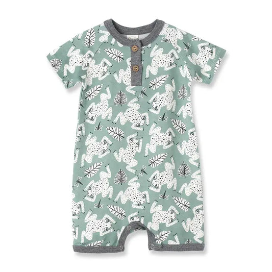 Leapfrog Henley Shortie Bamboo Romper
