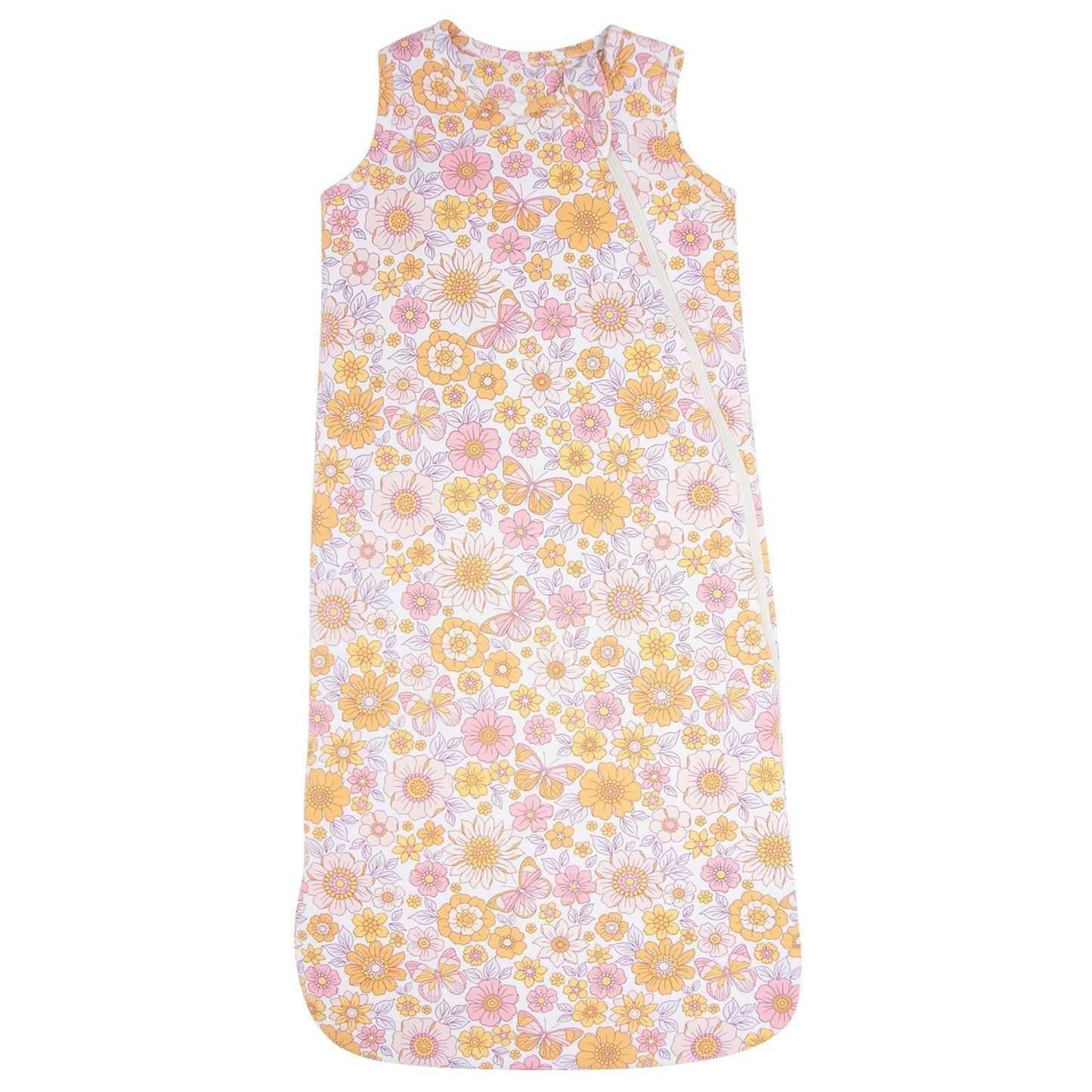 Retro Vintage Flowers Baby Sleep Sack