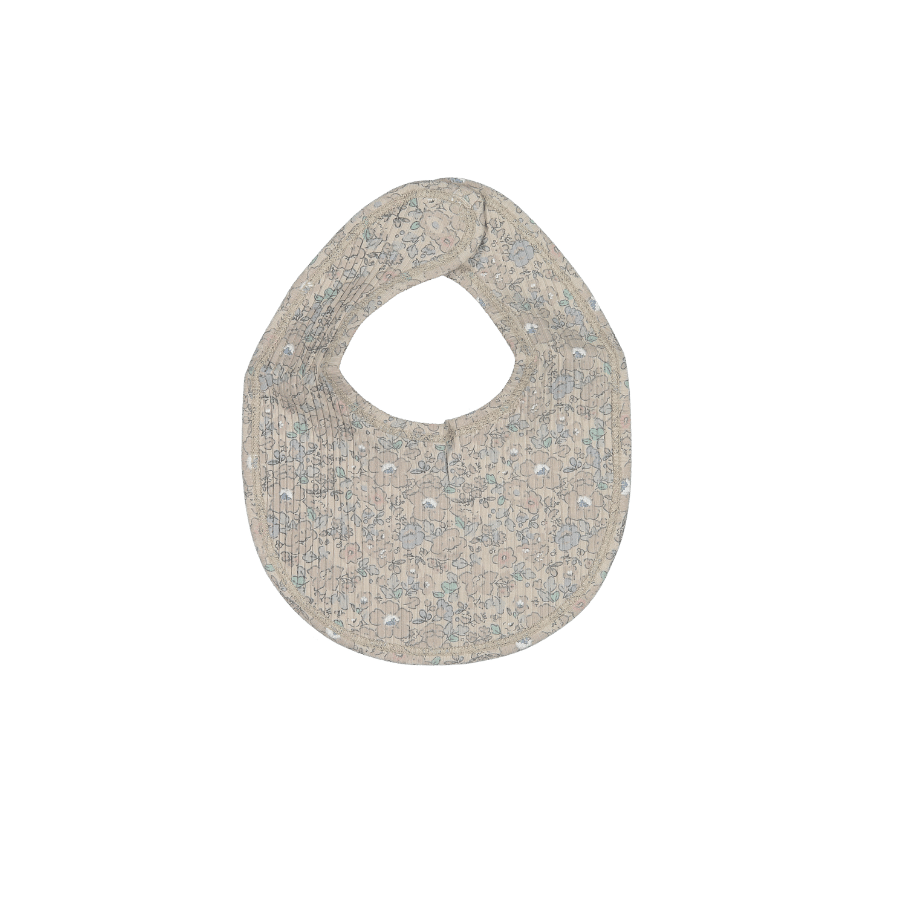 The Printed Bib - Elise Ribbed
