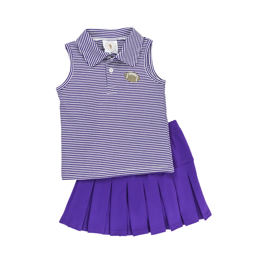 Fan Zone Skort Set- Purple