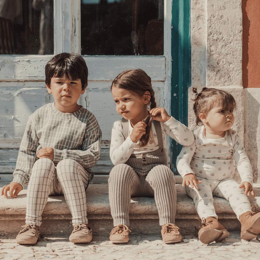 The Printed Legging - Sage Check