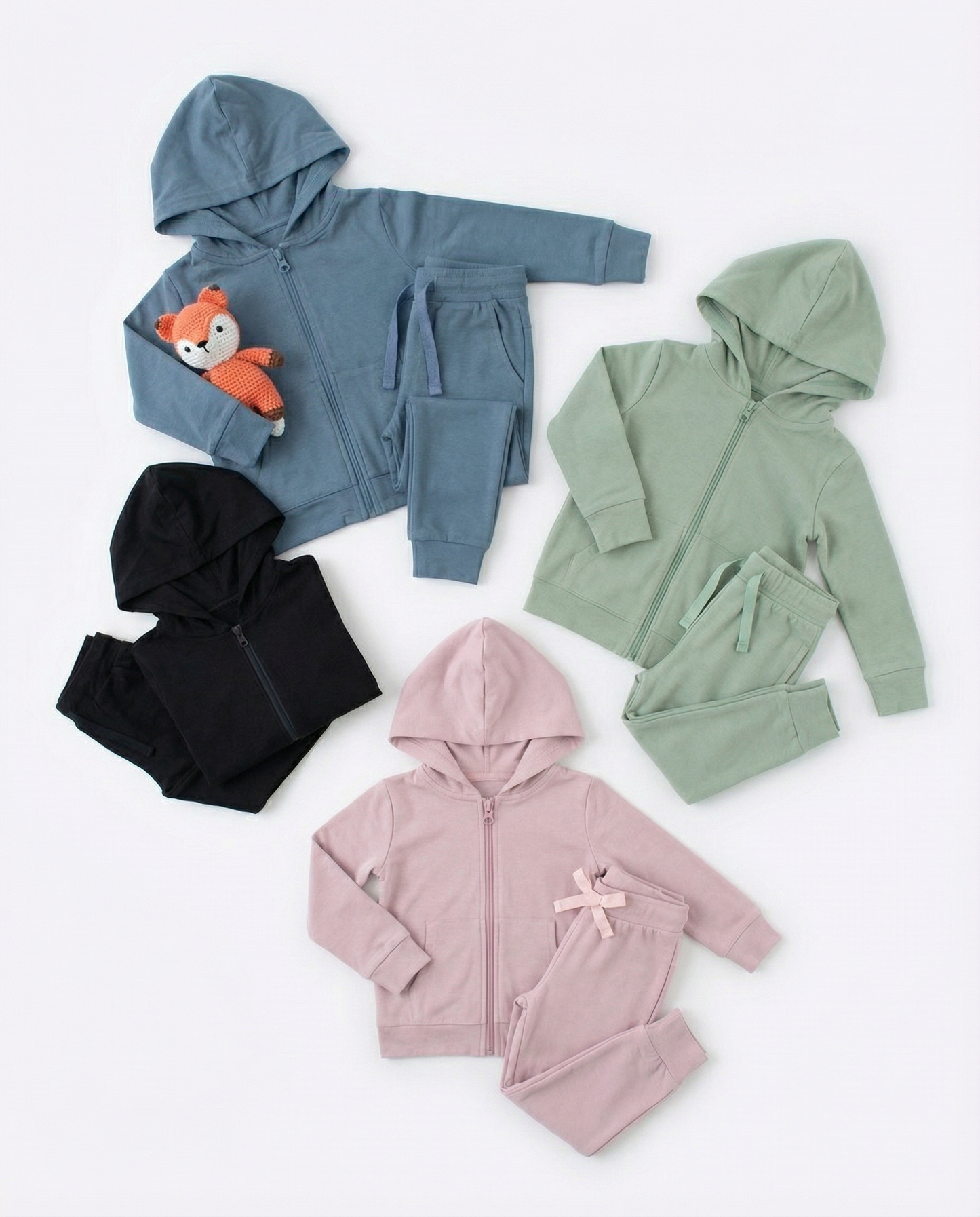 Blush Zipper Hoodie
