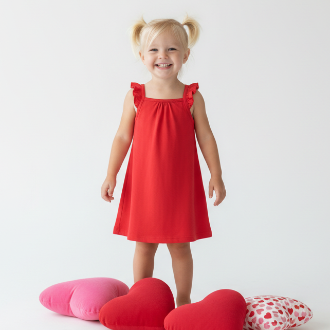 Ruby Flutter Sleeve Dress